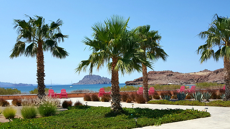 Bay view from Villa del Palmar Loreto