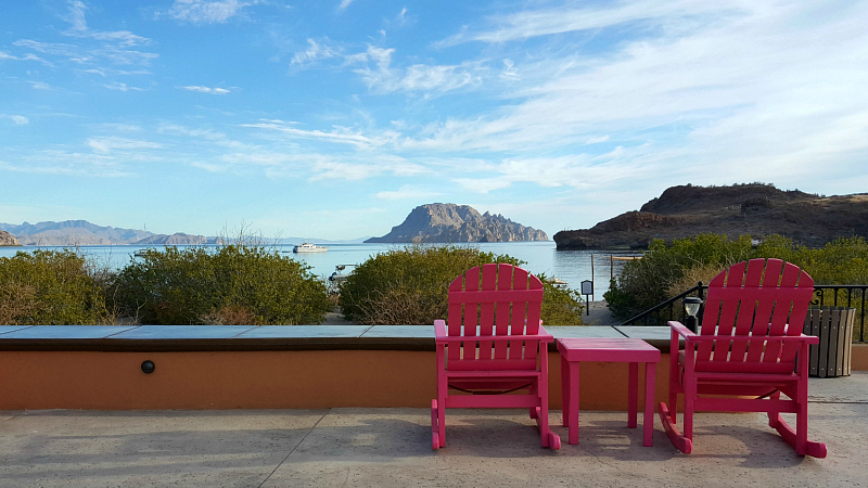 Relaxing view of the Sea of Cortez